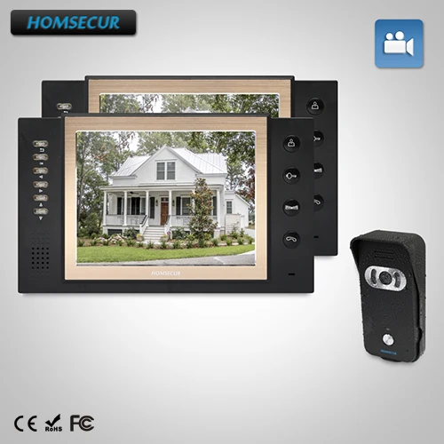 HOMSECUR 8" Video&Audio Smart Doorbell+Dual-way Intercom 1C2M for Home Security TC021-B + TM801R-B
HOMSECUR 8" Video&Audio Smart Doorbell+Dual-way Intercom 1C2M for Home Security TC021-B + TM801R-B