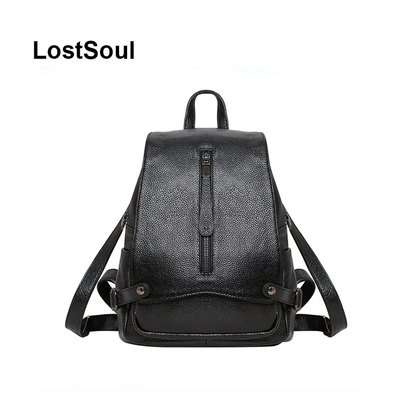 LostSoul cow genuine leather backpacks for women backpack teenager school genuine cowhide backpack real leather natural for girl
LostSoul cow genuine leather backpacks for women backpack teenager school genuine cowhide backpack real leather natural for girl