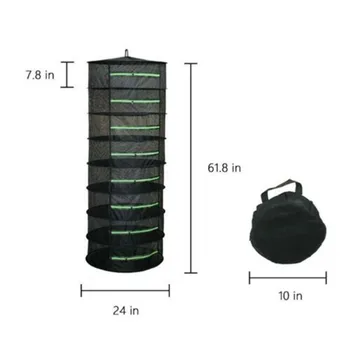 Quality Drying Net 4/6/8 Layers Convenient Plant Flower Herbal Side Belt Zipper Drying Basket Home Garden Tool
Quality Drying Net 4/6/8 Layers Convenient Plant Flower Herbal Side Belt Zipper Drying Basket Home Garden Tool