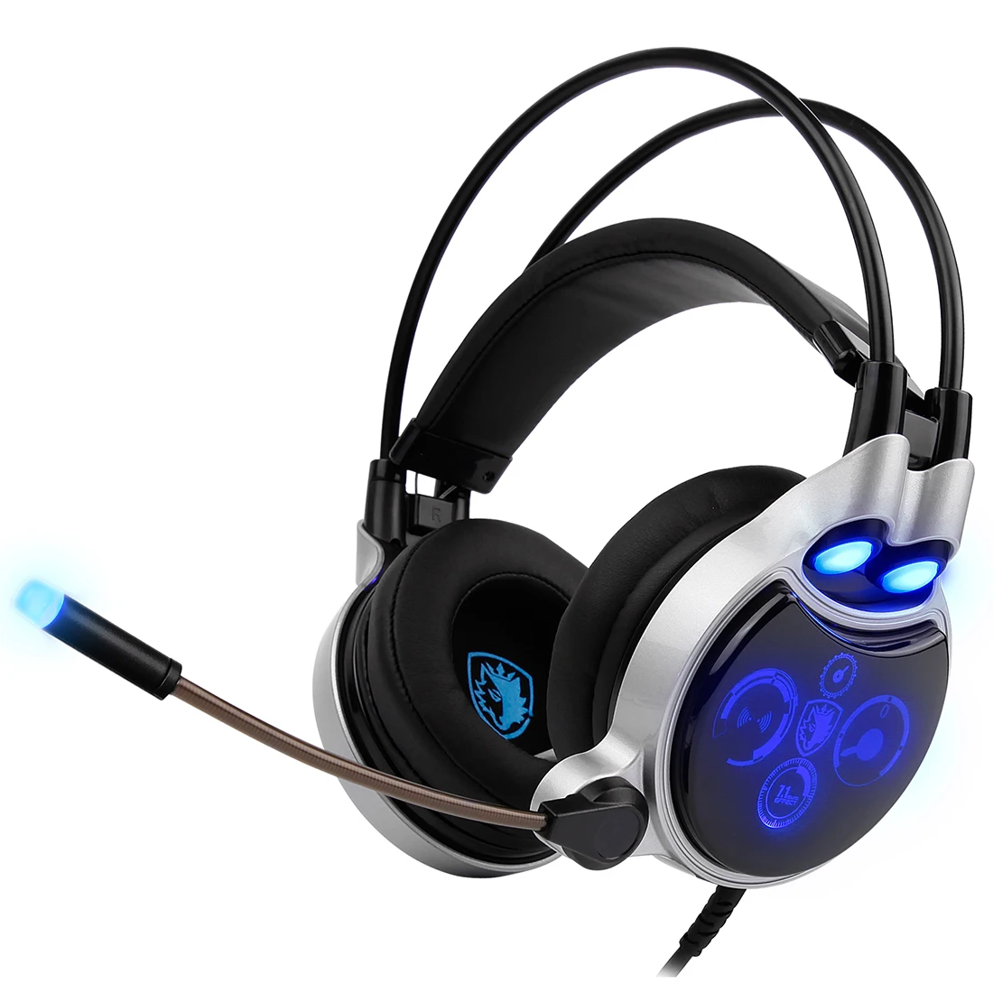 SADES SA-908 USB Gaming Headset Equipped with Digital 7.1 Channel Surround Sound
SADES SA-908 USB Gaming Headset Equipped with Digital 7.1 Channel Surround Sound