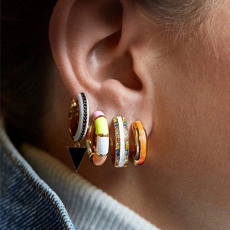 JUJIA Brand 30 designs women statement earring gold skinny rainbow earrings bar classic minimal charming silver CZ hoop earrings
JUJIA Brand 30 designs women statement earring gold skinny rainbow earrings bar classic minimal charming silver CZ hoop earrings