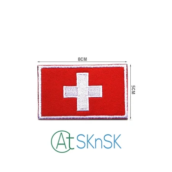 Free shipping 50pcs/set New National flag of the Switzerland embroidered patches patch badge decoration for hat bag Jacket
Free shipping 50pcs/set New National flag of the Switzerland embroidered patches patch badge decoration for hat bag Jacket
