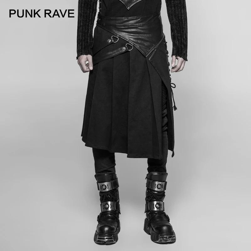 PUNK RAVE Punk Rock Removable Half Skirt Vintage Japanese Removable Cosplay Men's Half Skirt Pants
PUNK RAVE Punk Rock Removable Half Skirt Vintage Japanese Removable Cosplay Men's Half Skirt Pants
