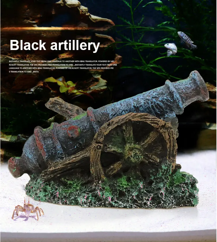 Retro War Black Artillery Anchor Tire Sea Debris Artificial Craft Resin Simulation Model Aquarium Background Decorative Stone
Retro War Black Artillery Anchor Tire Sea Debris Artificial Craft Resin Simulation Model Aquarium Background Decorative Stone