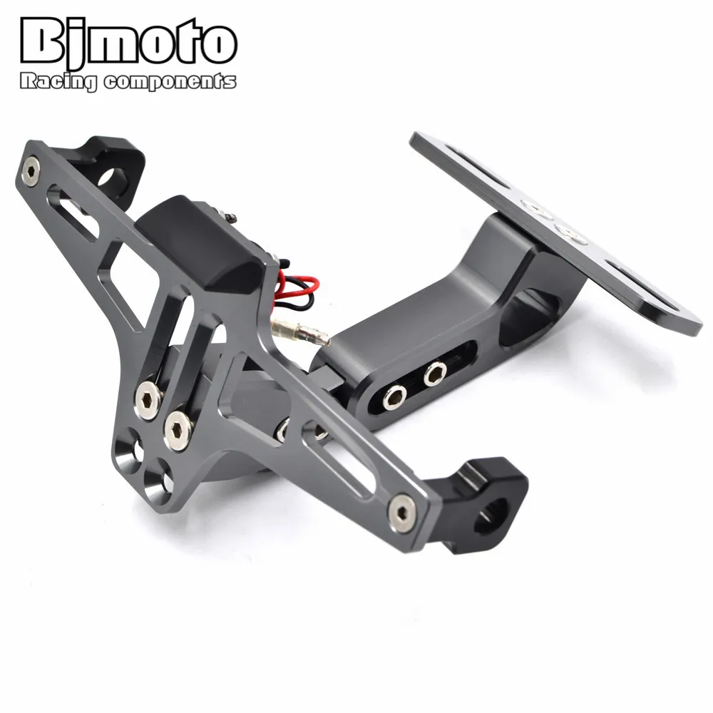 BJMOTO Universal Motorcycle LED light Adjustable Multi-angle Fender Eliminator License Plate Bracket Holder Tidy Tail
BJMOTO Universal Motorcycle LED light Adjustable Multi-angle Fender Eliminator License Plate Bracket Holder Tidy Tail