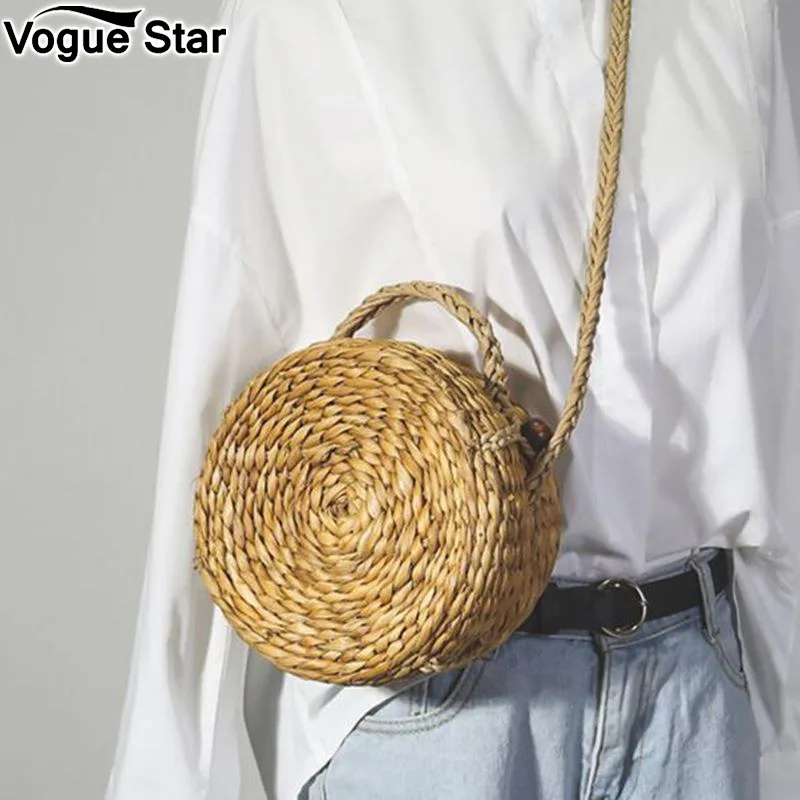 Модная женская сумка из ротанга международный тренд Ретро стиль свежая