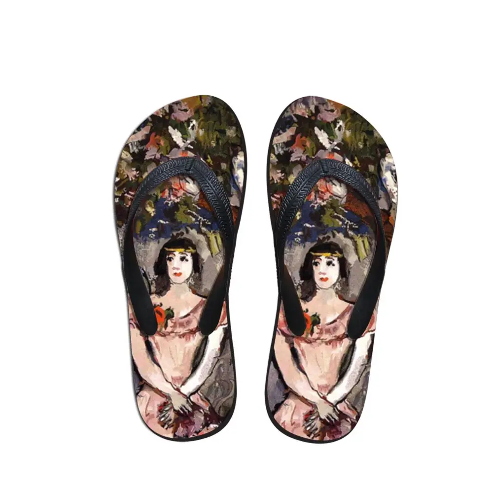 2019 Fashion Summer Beach Flip Flops Women Slippers Sandals Painting Printing Lady Flats Shoes Marc Chagall Artist master pieces
2019 Fashion Summer Beach Flip Flops Women Slippers Sandals Painting Printing Lady Flats Shoes Marc Chagall Artist master pieces