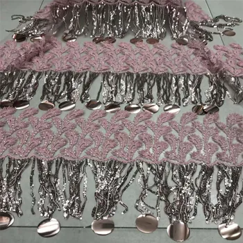 PINK African white lace fabric 2018 glitter sequins fabric high quality french net lace for wedding dress 5yard/lot HJ562-2
PINK African white lace fabric 2018 glitter sequins fabric high quality french net lace for wedding dress 5yard/lot HJ562-2