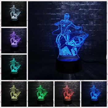 Dropshipping LED Night light USB Base Spinder Iron Man Marvel lamp Bedroom Sleep 7 Color Change Boy Kids Christmas Boy Gift Toy
Dropshipping LED Night light USB Base Spinder Iron Man Marvel lamp Bedroom Sleep 7 Color Change Boy Kids Christmas Boy Gift Toy