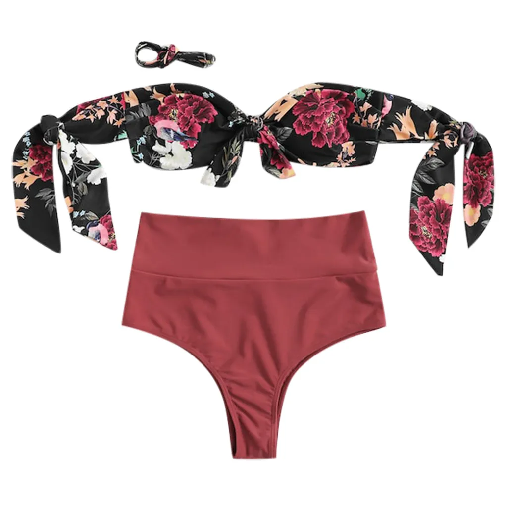 Print Tube up Two Pieces Bikini Push-Up Swimsuit Swimwear Beachwear Breast-wiping sling split bathing suit Women A30325
Print Tube up Two Pieces Bikini Push-Up Swimsuit Swimwear Beachwear Breast-wiping sling split bathing suit Women A30325