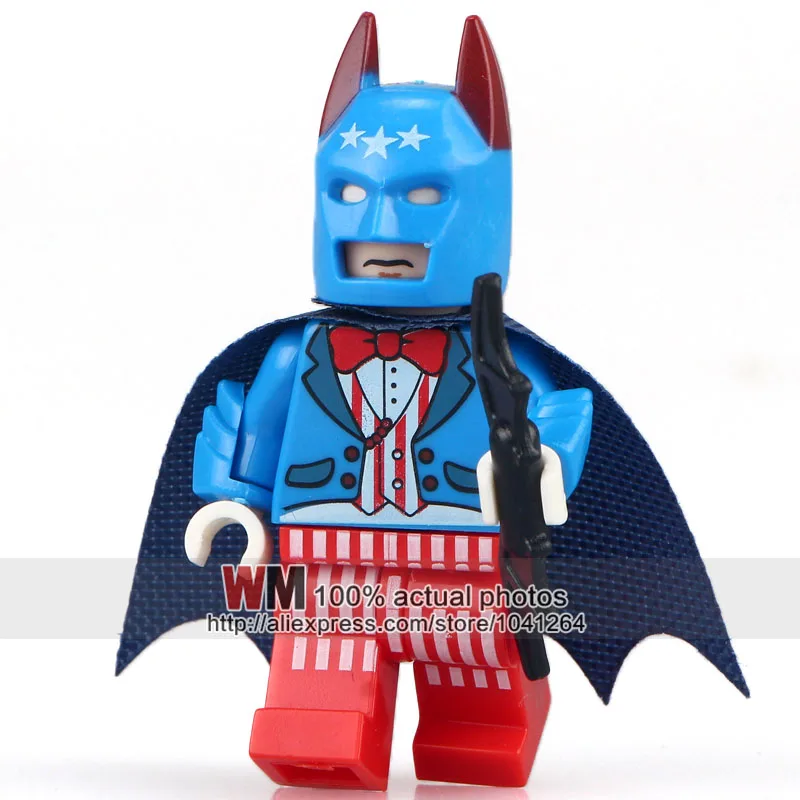 WM Single Sale PG099 The Batriot Batman 2017 The Batman Movie Bricks Model Assemble Building Block Kids Gift Toys
WM Single Sale PG099 The Batriot Batman 2017 The Batman Movie Bricks Model Assemble Building Block Kids Gift Toys