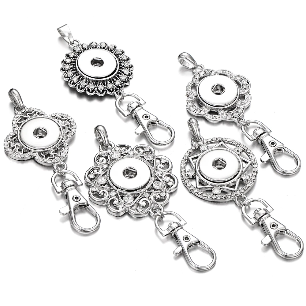 New Snap Jewelry 18mm Snap Button Keychain Silver Rhinestone Flower Snap Keychains Pendant Fit 18mm Snap Button Jewelry
New Snap Jewelry 18mm Snap Button Keychain Silver Rhinestone Flower Snap Keychains Pendant Fit 18mm Snap Button Jewelry