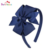 1 pc Suri bows Sweet Grosgrain Ribbon Baby Toddler Hairbands Children Hair Accessories for Girls FS010