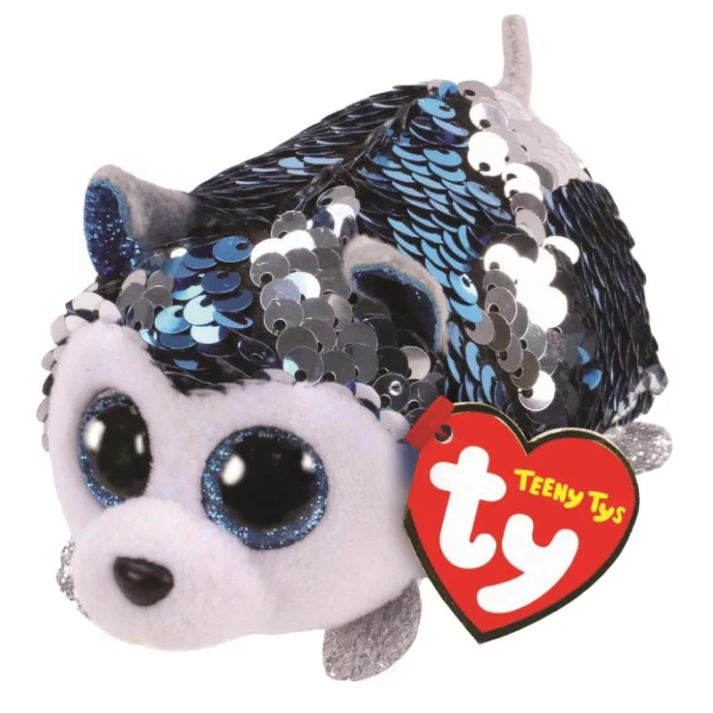 TY Beanie Boos 4" Teeny Flippables Sequin Sequin Husky Dog Cat leopard Fox Owl Cat Cute Animal Plush Toys Doll For Girl Gifts
TY Beanie Boos 4" Teeny Flippables Sequin Sequin Husky Dog Cat leopard Fox Owl Cat Cute Animal Plush Toys Doll For Girl Gifts