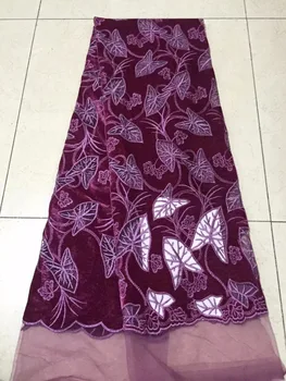Purple Latest Net French Lace Material High Quality French Net African Lace Fabric With Velvet Nigerian Wedding African Lace
Purple Latest Net French Lace Material High Quality French Net African Lace Fabric With Velvet Nigerian Wedding African Lace
