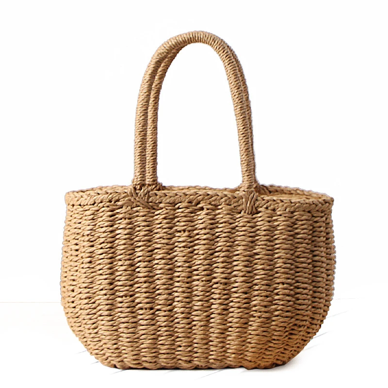 DCOS-Fashion Summer Beach Bag Handmade Bag Rattan Basket Bag Women Holiday Bohemian Bag Small Tote
DCOS-Fashion Summer Beach Bag Handmade Bag Rattan Basket Bag Women Holiday Bohemian Bag Small Tote