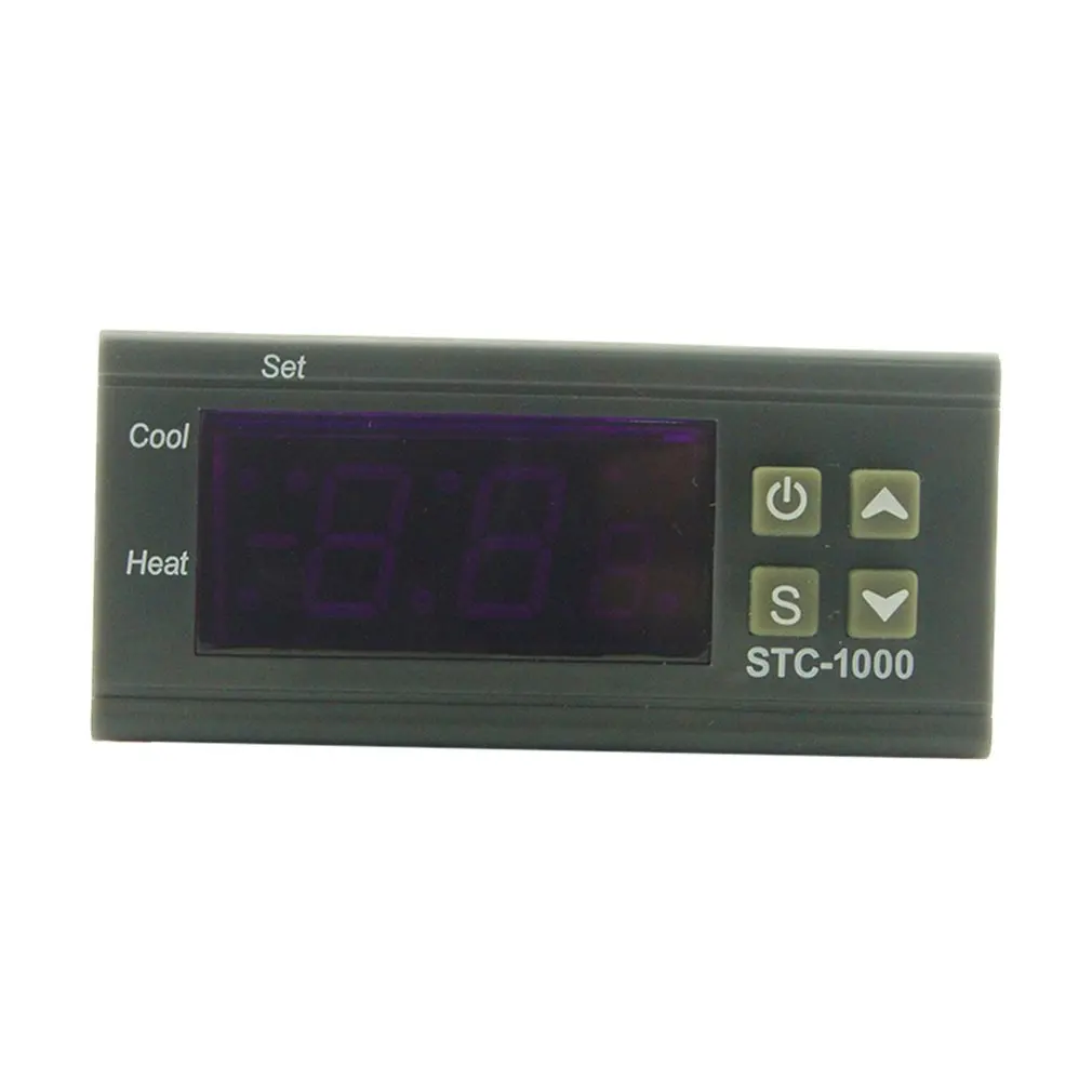Практичный светодиодный цифровой регулятор температуры STC-1000 12 В 24 220