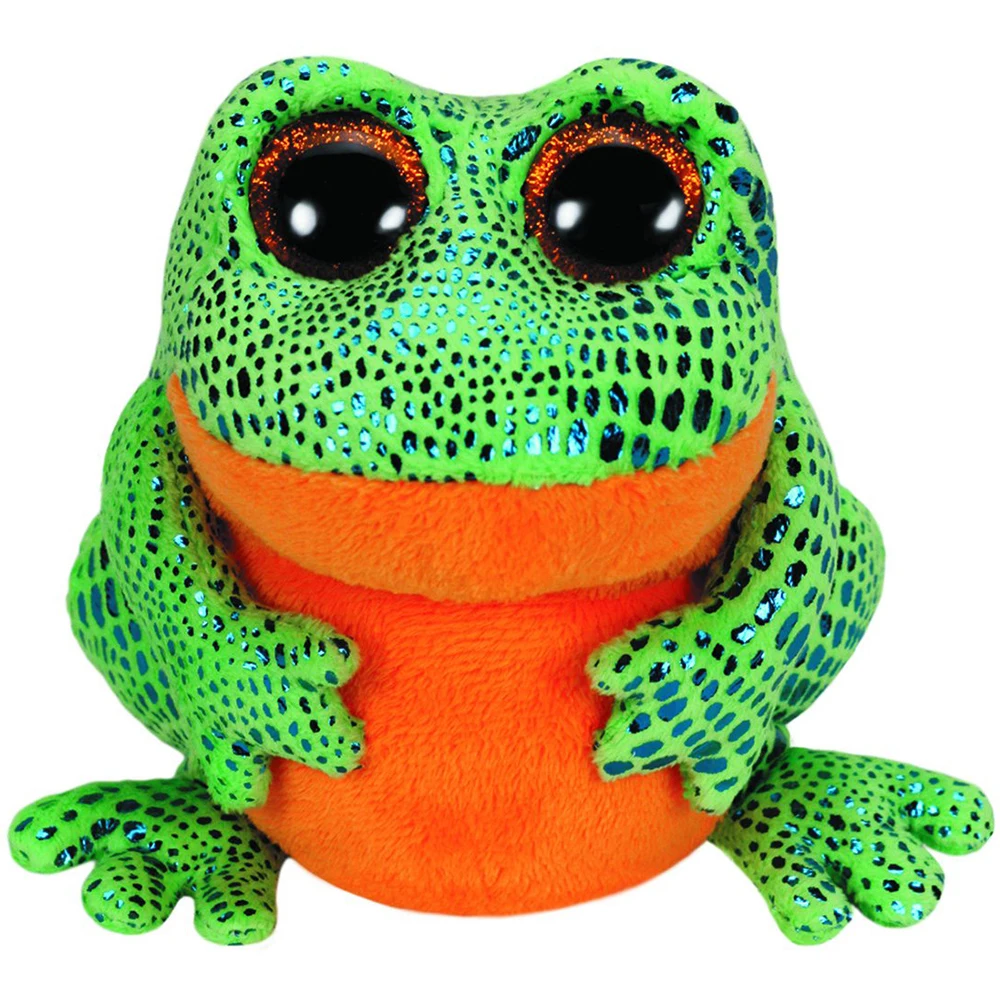Pyoopeo Ty Boos 6" 15cm Speckles the Frog Plush Regular Soft Big-eyed Stuffed Animal Collection Doll Toy with Heart Tag
Pyoopeo Ty Boos 6" 15cm Speckles the Frog Plush Regular Soft Big-eyed Stuffed Animal Collection Doll Toy with Heart Tag