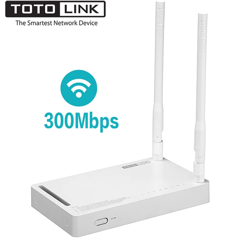 

TOTOLINK N300RH 300Mbps Long Range Wireless Router with 2*11dBi Strong Signal Antennas 2.4GHz Wi-Fi Repeater, English Firmware