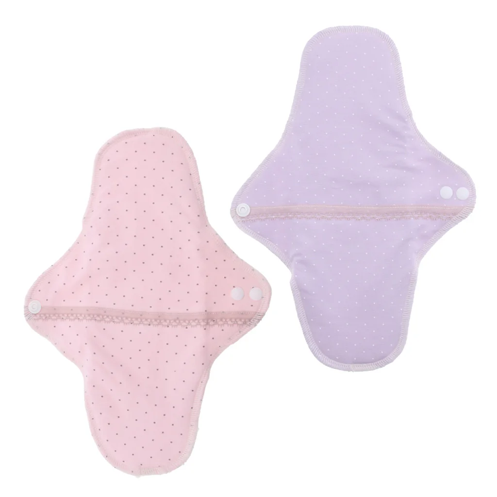 Pack of 2 Reusable Ladies Menstrual Pad Organic Sanitary Pads Panty Liners - Purple+Pink
Pack of 2 Reusable Ladies Menstrual Pad Organic Sanitary Pads Panty Liners - Purple+Pink