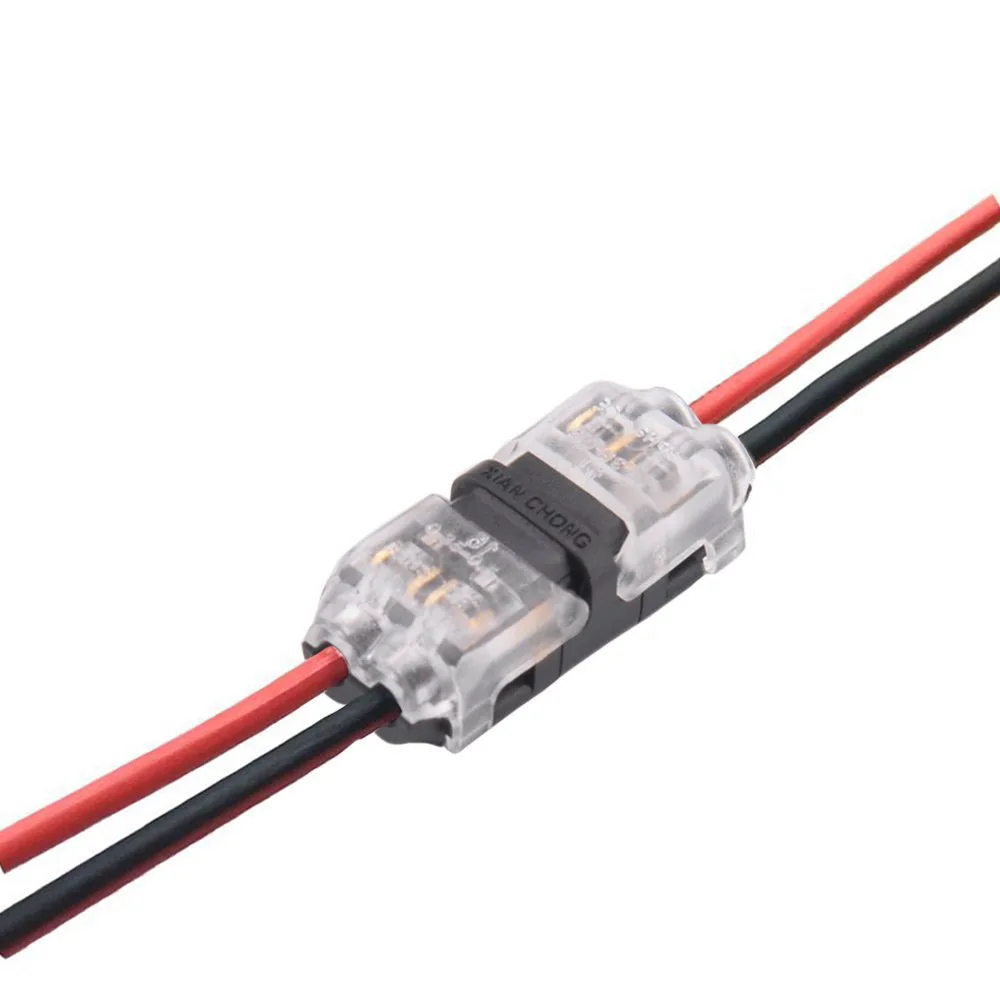 2Pcs Quick Wire Electronic Connectors LED Connector Extension Solderless Connector Dual Way Terminal Block For 18-24AWG
2Pcs Quick Wire Electronic Connectors LED Connector Extension Solderless Connector Dual Way Terminal Block For 18-24AWG
