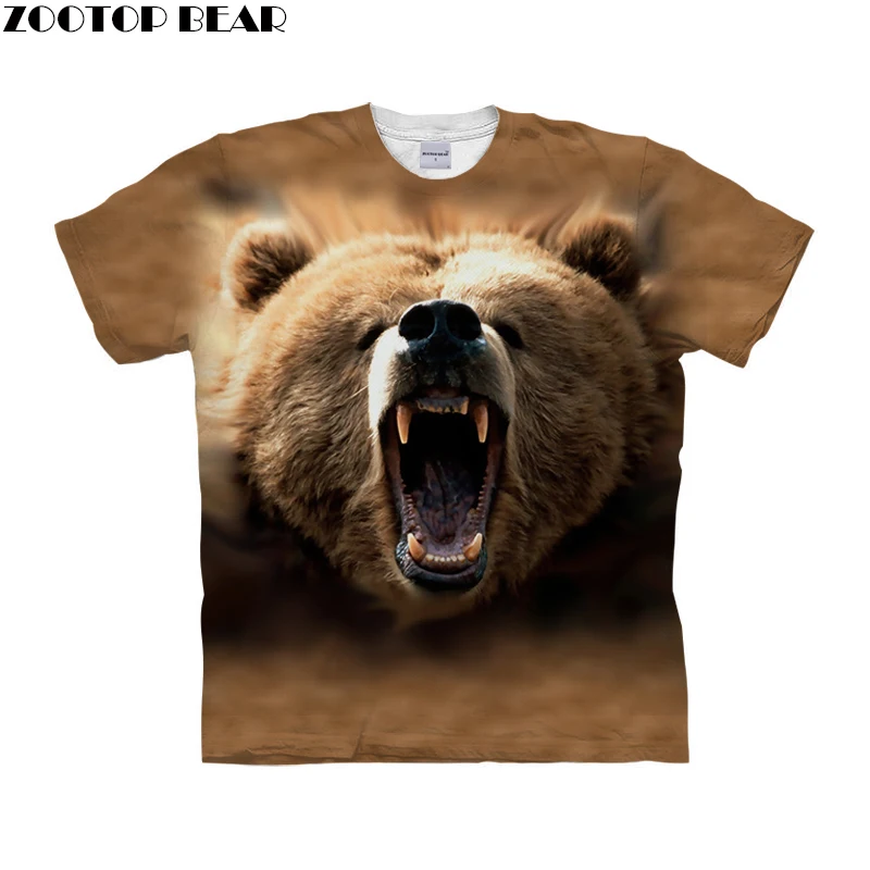 Funny Bear t shirt 3d t-shirt Men Women tshirt Streetwear Tee Summer Top Short Sleeve Camiseta Anime Cloth Drop Ship ZOOTOP BEAR
Funny Bear t shirt 3d t-shirt Men Women tshirt Streetwear Tee Summer Top Short Sleeve Camiseta Anime Cloth Drop Ship ZOOTOP BEAR