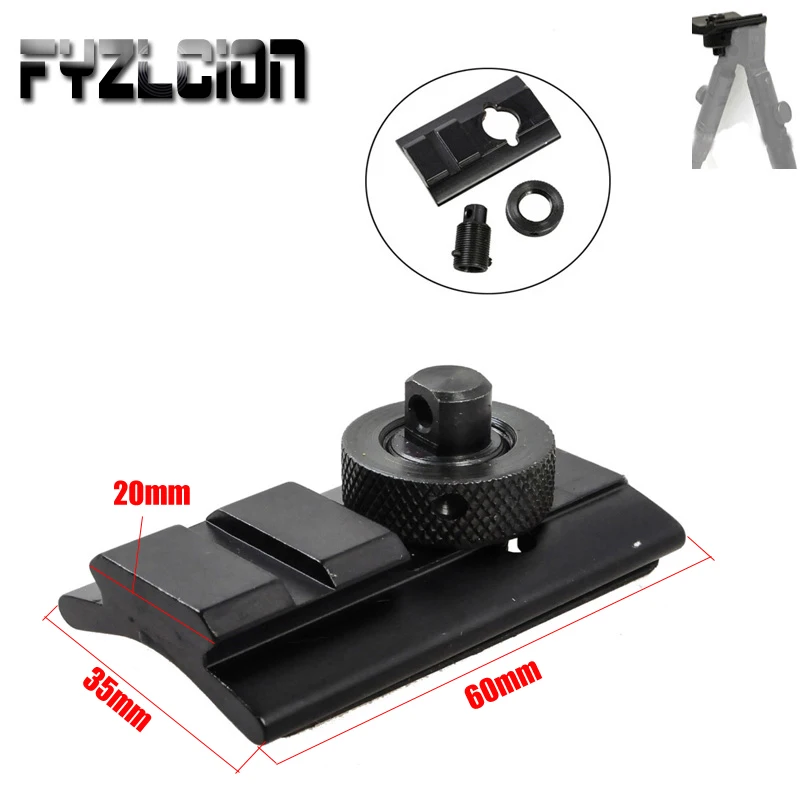 Tactical Airgun Air Rifle Hunting Shooting Weaver Rail Sling Stud Swivel Picatinny Slot Adaptor 20mm Bipod Adapter
Tactical Airgun Air Rifle Hunting Shooting Weaver Rail Sling Stud Swivel Picatinny Slot Adaptor 20mm Bipod Adapter