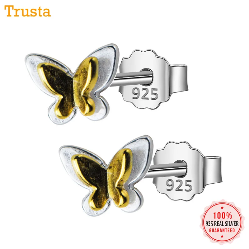 Trusta 2019 100% 925 Sterling Silver Jewelry Fashion Cute Tiny 6mmX6mm Gold Heart Stud Earrings Gift For Girls Kids Lady DS521
Trusta 2019 100% 925 Sterling Silver Jewelry Fashion Cute Tiny 6mmX6mm Gold Heart Stud Earrings Gift For Girls Kids Lady DS521