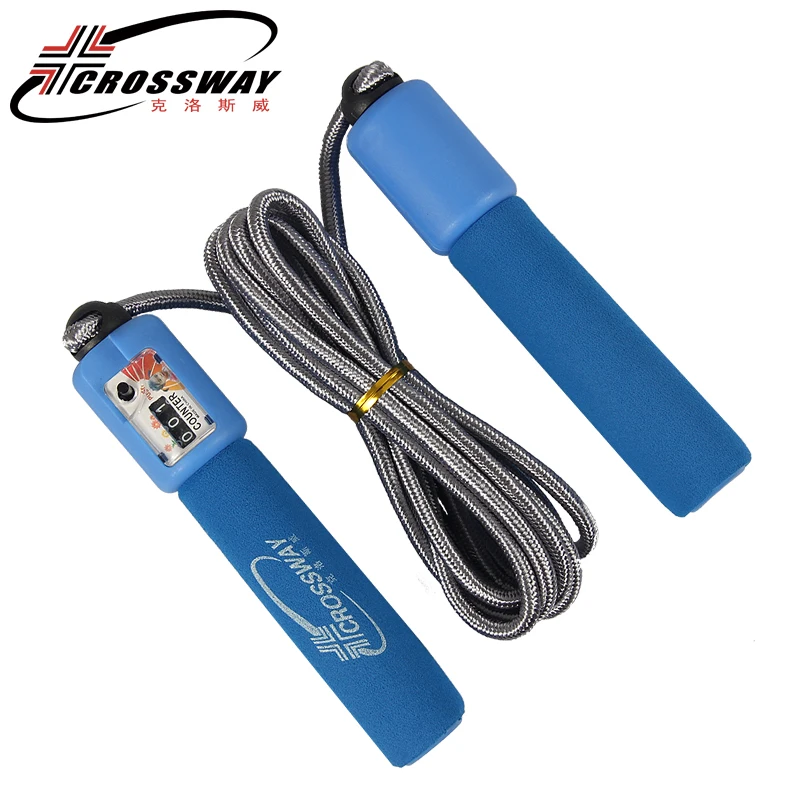CROSSWAY Speed Fitness with Counter Jump Rope 3 M Durable Braided Rope Foam Handle Ropes Skipping Kids Outdoor Sports Weighted
CROSSWAY Speed Fitness with Counter Jump Rope 3 M Durable Braided Rope Foam Handle Ropes Skipping Kids Outdoor Sports Weighted