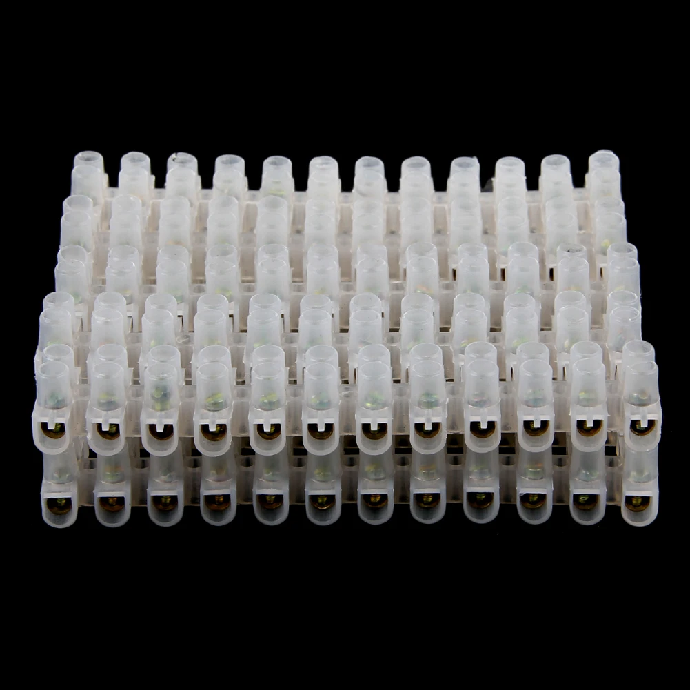 OOTDTY 10PCS 5A Dual Row 12 Positions Screw Terminal Electric Barrier Strip Block
OOTDTY 10PCS 5A Dual Row 12 Positions Screw Terminal Electric Barrier Strip Block