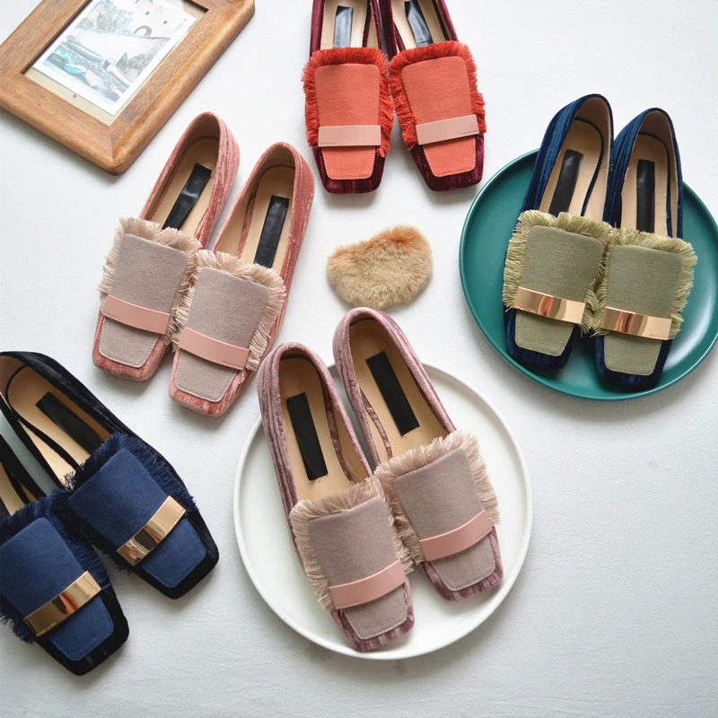 2019 Autumn Women Shoes Flats Square Toe Fringe Fashion Design Casual Loafers Ladies Shoes Spring Chaussures Femme
2019 Autumn Women Shoes Flats Square Toe Fringe Fashion Design Casual Loafers Ladies Shoes Spring Chaussures Femme