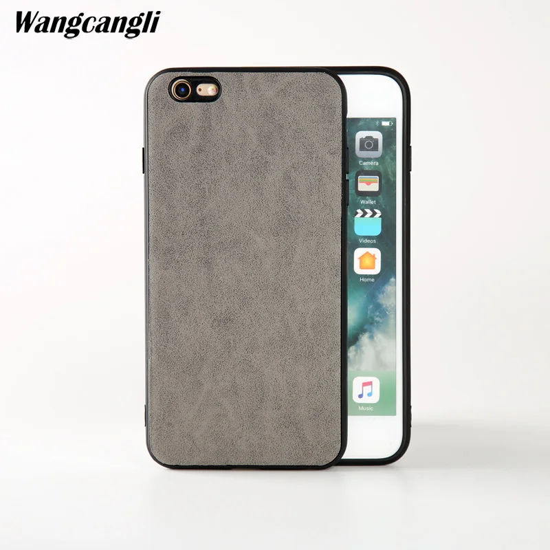 100% original PU crazy horse leather case for iPhone 6 All-inclusive mobile phone exclusive custom set 6s |