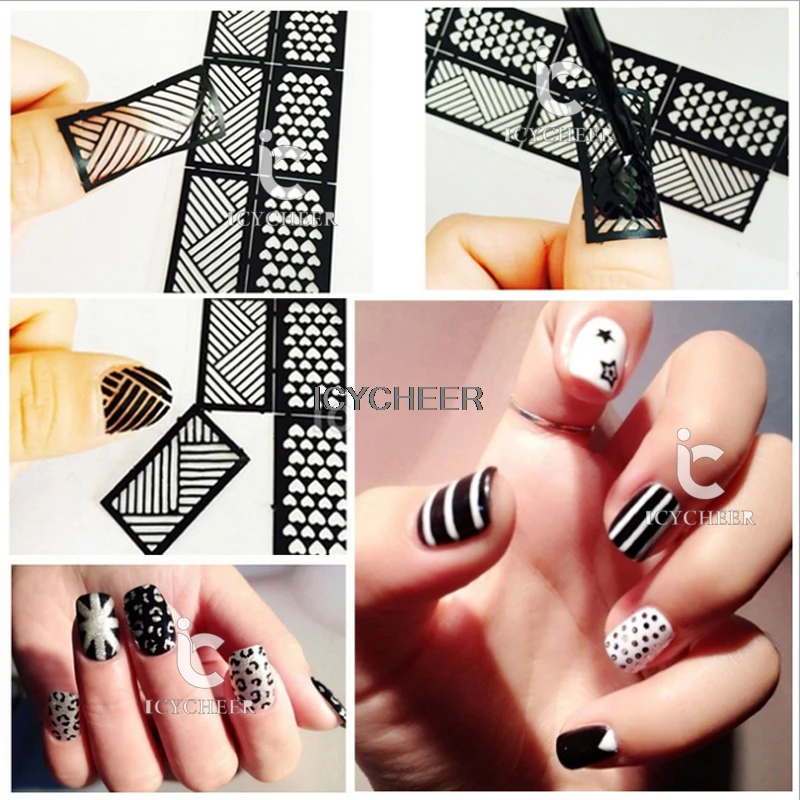 ICYCHEER 2 Way Nail Art Stamping Tool Template Stickers Stamp Stencil Guide Function Tips
ICYCHEER 2 Way Nail Art Stamping Tool Template Stickers Stamp Stencil Guide Function Tips