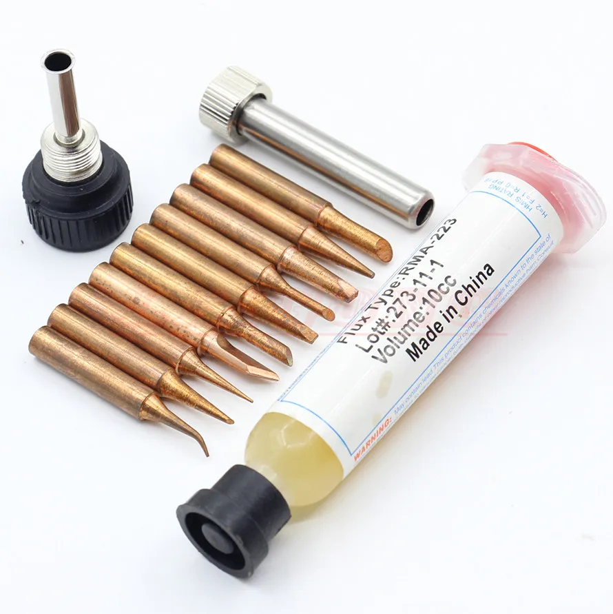 10pcs-lot-Iron-casing-Solder-Iron-Tip-900M-T-Flux-For-936-SAIKE-ATTEN-GORDAK-KADA (1)