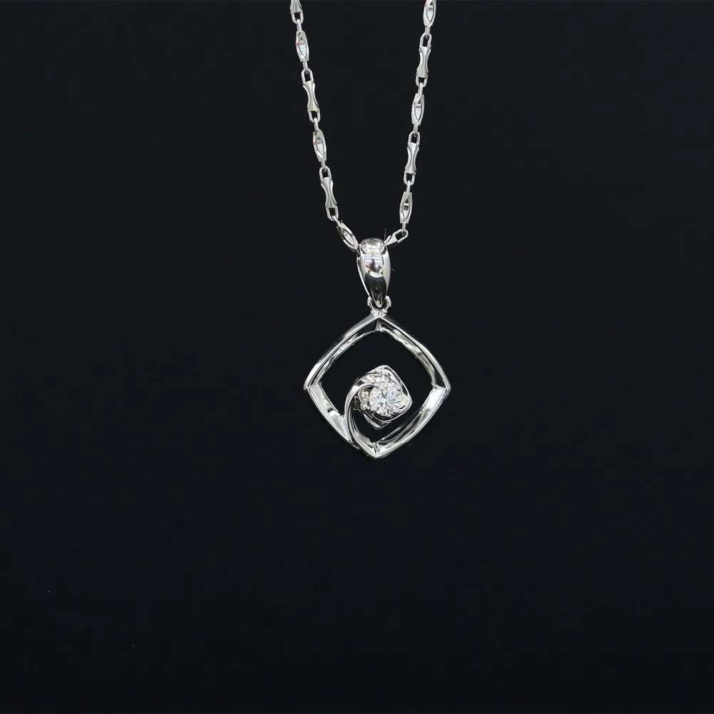 LASAMERO Halo 0.096CT 18k Gold Round Cut Square Center Pave Set Natural Diamond Pendant Necklace Chain Women Fine Jewelry
LASAMERO Halo 0.096CT 18k Gold Round Cut Square Center Pave Set Natural Diamond Pendant Necklace Chain Women Fine Jewelry