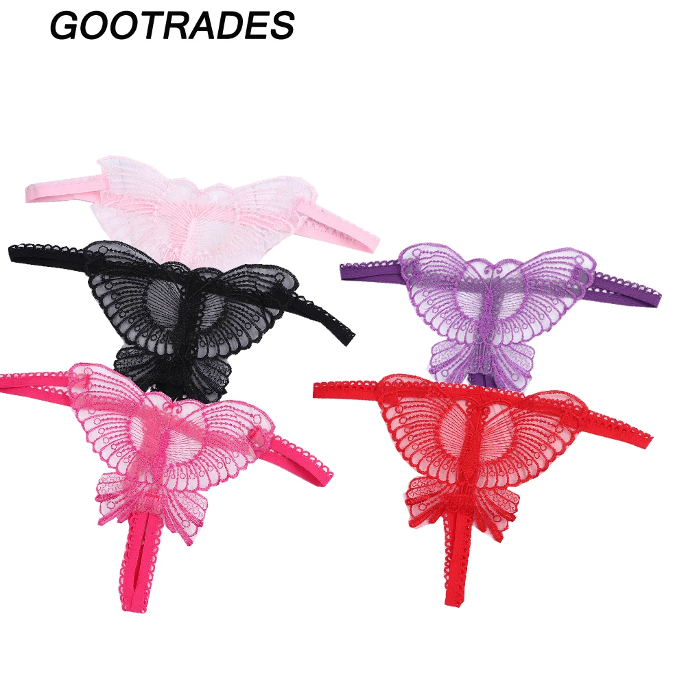 Fashion Intimates Briefs Sexy Lady Underwear Thongs T Back Hollow out butterfly Embroidery G-Strings Panties
Fashion Intimates Briefs Sexy Lady Underwear Thongs T Back Hollow out butterfly Embroidery G-Strings Panties