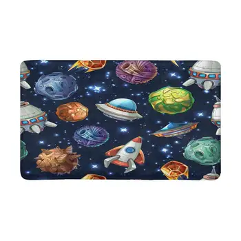 Comic Space Planets Spaceships, Rocket Star Science Anti-Slip Door Mat Home Decor, Indoor Entrance Doormat
Comic Space Planets Spaceships, Rocket Star Science Anti-Slip Door Mat Home Decor, Indoor Entrance Doormat