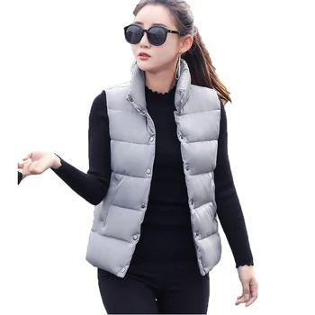 New 2019 Autumn Winter Parkas Women Sleeveless Vest Ladies Korean Casual Waistcoat Plus Size 4xl Coat Single Breasted Jackets
New 2019 Autumn Winter Parkas Women Sleeveless Vest Ladies Korean Casual Waistcoat Plus Size 4xl Coat Single Breasted Jackets