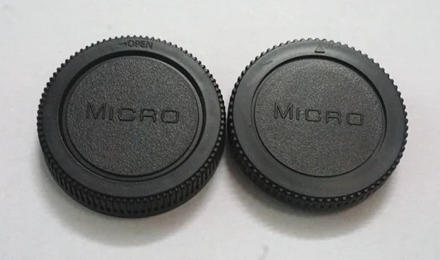 1 пара крышки корпуса камеры + Задняя крышка объектива для Micro M4/3 m43 Olympus Panasonic