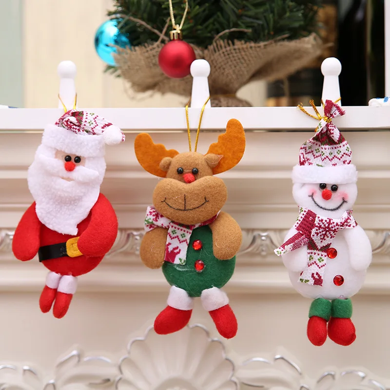 Cute Santa Claus Elk Christmas tree pendant Non-woven family Xmas Adorn for Christmas party decorated New Year gift supplies
Cute Santa Claus Elk Christmas tree pendant Non-woven family Xmas Adorn for Christmas party decorated New Year gift supplies