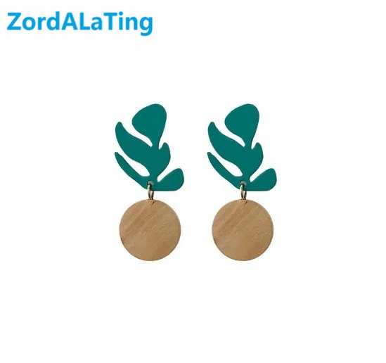2019 new fashion Korean simple trees style wood earrings for women temperament cute green pink brown retro handmade eardrop
2019 new fashion Korean simple trees style wood earrings for women temperament cute green pink brown retro handmade eardrop