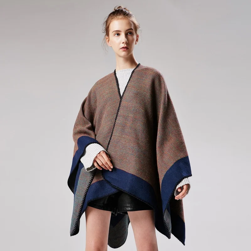 2019 Women's Outwear Winter Scarf Autumn Cashmere Ponchos Capes Oversize Knitted Winter Shawls and Wraps Lady Pashmina Blanket
2019 Women's Outwear Winter Scarf Autumn Cashmere Ponchos Capes Oversize Knitted Winter Shawls and Wraps Lady Pashmina Blanket