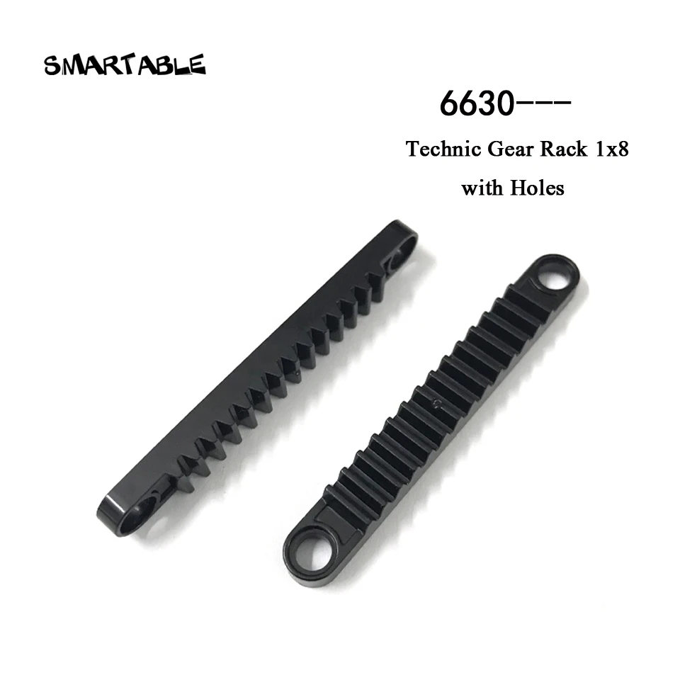 Smartable MOC Technic Gear Rack 1x8 with Holes Building Block Parts set DIY Toys Compatible technic 6630 10pcs/lot gift
Smartable MOC Technic Gear Rack 1x8 with Holes Building Block Parts set DIY Toys Compatible technic 6630 10pcs/lot gift
