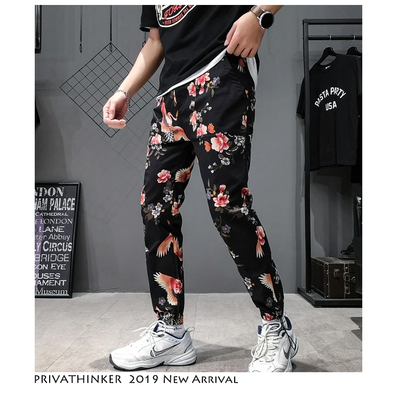 Privathinker Slim Pencil Pants 2019 Mens Japanese Streetwear Joggers Pants Male Fashion Floarl Print Sweatpants Black Track Pant
Privathinker Slim Pencil Pants 2019 Mens Japanese Streetwear Joggers Pants Male Fashion Floarl Print Sweatpants Black Track Pant