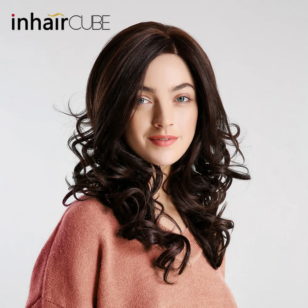 Inhair Cube Simulation Scalp Front Lace Synthetic Wigs women Long Curly Dark Brown Ombre Free Shipping European Style
Inhair Cube Simulation Scalp Front Lace Synthetic Wigs women Long Curly Dark Brown Ombre Free Shipping European Style