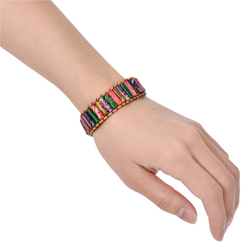 SEDmart Handmade 7 Chakra Natural Stone Bracelet for Women Braid Rope Beaded weav Adjustable Bracelet Jewelry 2019
SEDmart Handmade 7 Chakra Natural Stone Bracelet for Women Braid Rope Beaded weav Adjustable Bracelet Jewelry 2019