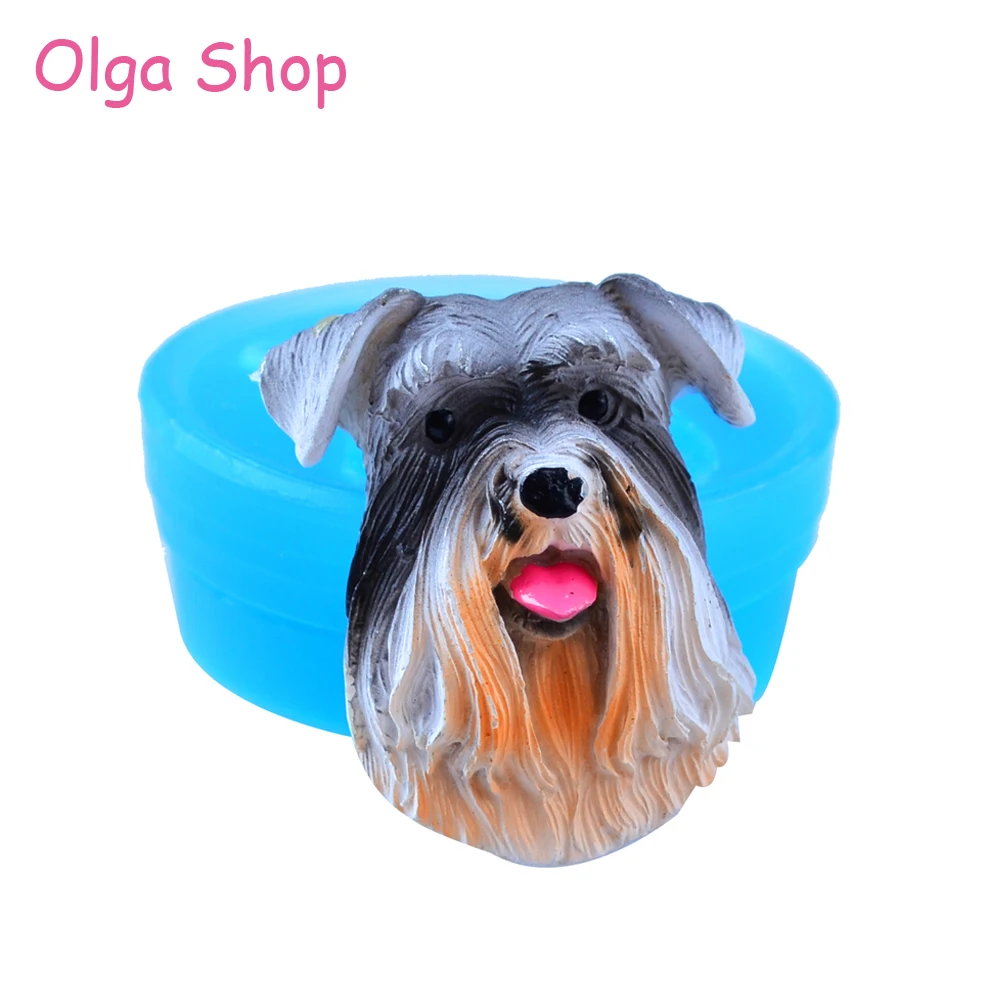 DYL118 3D Dog Head Silicone Mold Animal Head Push Flexbile Mold 46mm - Cake Decoration Candle Sugarcraft Molds, Fimo Mold
DYL118 3D Dog Head Silicone Mold Animal Head Push Flexbile Mold 46mm - Cake Decoration Candle Sugarcraft Molds, Fimo Mold