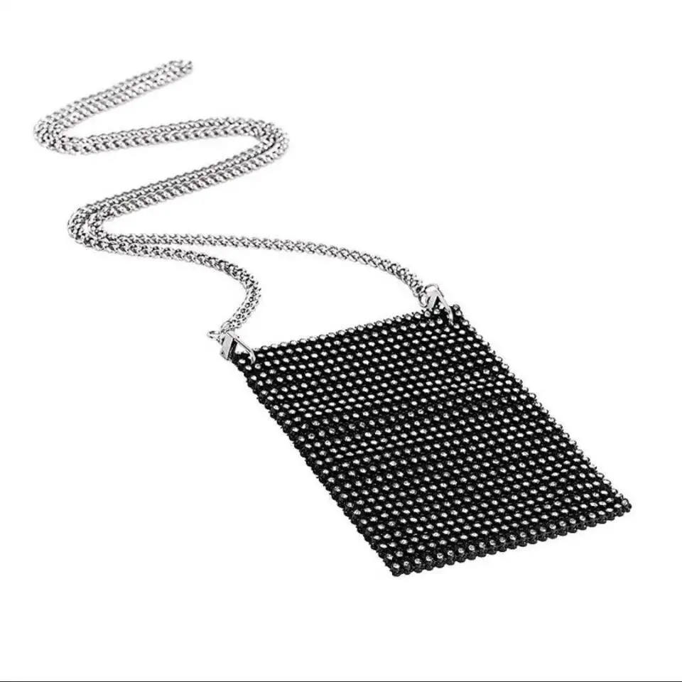 Net red fashion casual street full of sparkling chain necklace necklace shoulder diagonal bag mobile phone bag necklace 1055
Net red fashion casual street full of sparkling chain necklace necklace shoulder diagonal bag mobile phone bag necklace 1055