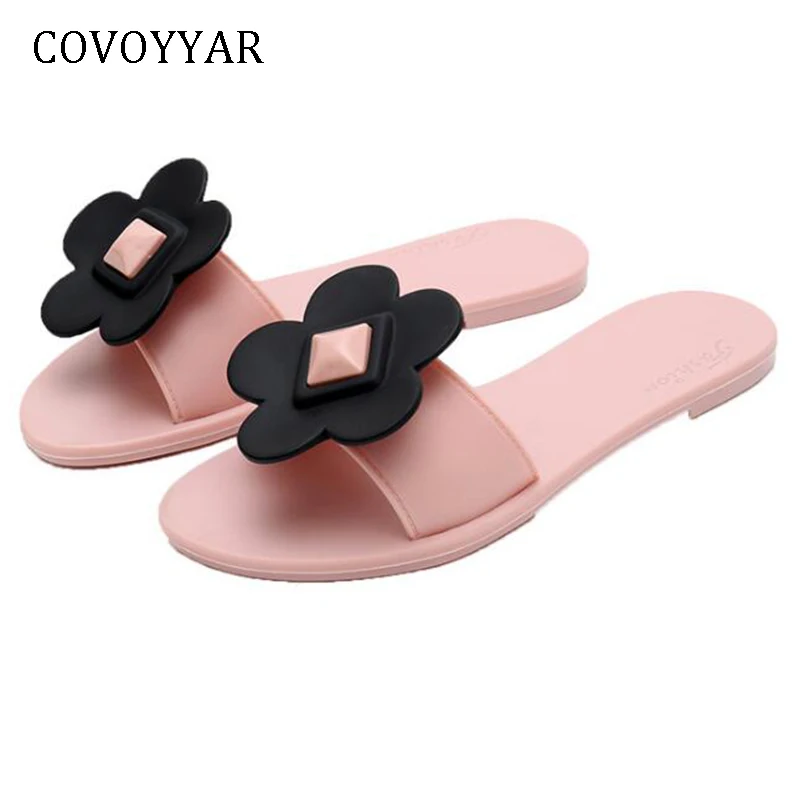 COVOYYAR New 2019 Sweet Flower Women's Slippers Summer Fashion Women Sandals Slides Flat Beach Jelly Shoes Sizes 36-41 WSL624
COVOYYAR New 2019 Sweet Flower Women's Slippers Summer Fashion Women Sandals Slides Flat Beach Jelly Shoes Sizes 36-41 WSL624