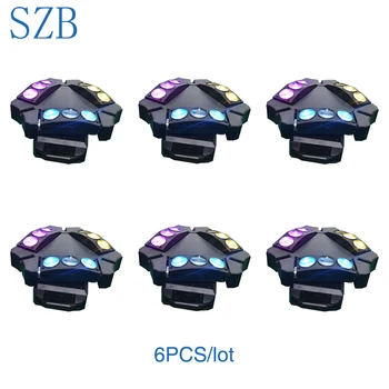 6 PCS SZB Mini New LED 9x10W Led Spider Light RGBW 16/48CH DMX Stage Lights Dj Moving Head Light/SZB-MH140A
6 PCS SZB Mini New LED 9x10W Led Spider Light RGBW 16/48CH DMX Stage Lights Dj Moving Head Light/SZB-MH140A